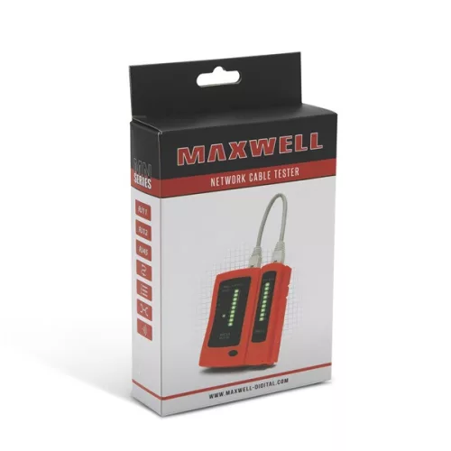Maxwell kábelteszter (25340V2), RJ11/12/45-höz