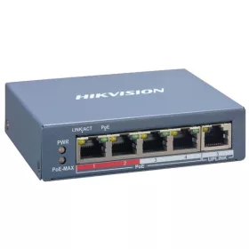   Hikvision Switch PoE - DS-3E1105P-EI/M (4 port 100Mbps, 45W, 1xRJ45 100Mbps)