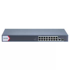   Hikvision Switch PoE - DS-3E1518P-EIV2 (16 port 1000Mbps, 230W, 1xRJ45 1000Mbps, 1xSFP 1000Mbps)