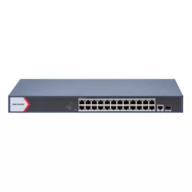   Hikvision Switch PoE - DS-3E1526P-EIV2 (24 port 1000Mbps, 370W, 1xRJ45 1000Mbps, 1xSFP 1000Mbps)