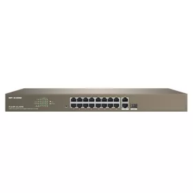   IP-COM Switch Vezérelhető PoE - F1218P-16-250W (16x100Mbps + 2x1Gbps; 1x1Gbps SFP; 16 af/at PoE+ port; 230W)