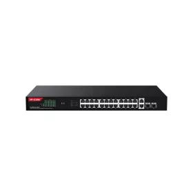   IP-COM Switch PoE - G1128P-24-410W (24x1Gbps; 2x1Gbps uplink; 2x SFP; 24 af/at PoE+ port; 370W, Rack)
