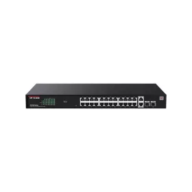   IP-COM Switch Menedzselhető PoE - G2228P-24-410W (24x1Gbps + 2x1Gbps Uplink + 2xSFP;  24af/at PoE+ port; 410W; rack)
