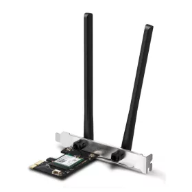   Mercusys Hálózati adapter WiFi AXE3000 - MA80XE (PCIe; 2402Mbps 5GHz + 574Mpbs 2,4GHz; BT5.2; WPA3)