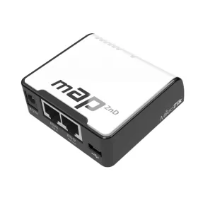   Mikrotik Access Point WiFi N - mAP / RBMAP2ND (300Mbps@2,4GHz; 2port 100Mbps; USB; af/at PoE; Passzív PoE out)