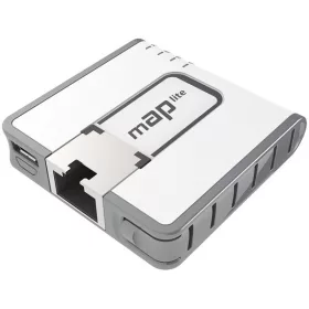   Mikrotik Access Point WiFi N - mAP lite / RBMAPL-2ND (300Mbps@2,4GHz; 1port 100Mbps; af/at PoE)