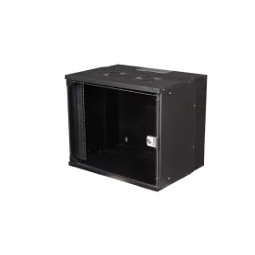   Equip Fali Rackszekrény - EWM-09-5440-B (19", 9U, 540x400mm, lapra szerelt, fekete)