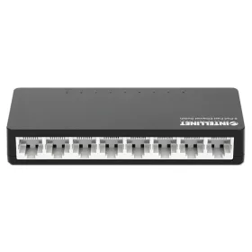   Manhattan Switch - 8 port, 100Mbps, műanyag, IEEE 802.3az, Fekete