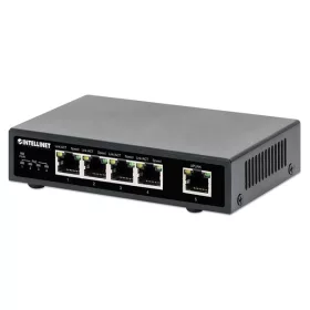   Manhattan Switch PoE - 5 port, 4db 1Gbps PoE+ + 1db 1Gbps, 802.3at/af, 62W