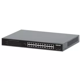   Manhattan Switch PoE - 24 port, 24db 1Gbps PoE++ 2 SFP, rack, 802.3at/af, 370W