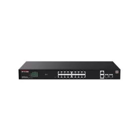   IP-COM Switch Menedzselhető PoE - G2220P-16-250W (16x1Gbps + 2x1Gbps Uplink + 2xSFP;  16af/at PoE+ port; 250W; rack)