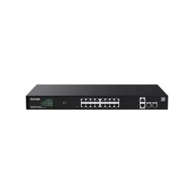   Tenda Switch Menedzselhető PoE - TEG2220P-16-250W (16x1Gbps + 2x1Gbps Uplink + 2xSFP;  16af/at PoE+ port; 250W; rack)