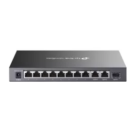   TP-Link Switch  PoE - DS111P (8x 100Mbps + 2x 1Gbps + 1x 1Gbps SFP port; 8x at PoE+ port; 65W)