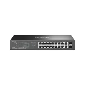   TP-Link Switch Menedzselhető PoE - ES220GP (Omada; 18x 1Gbps; 16x af/at PoE+ port; 2x SFP port; 150W)