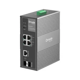   TP-Link Switch Industrial PoE - IES206GPP (4x 1Gbps bt/at/af PoE port; 1x Combo + 1x SFP port; 120W; DC 12-57V; DIN-sín)