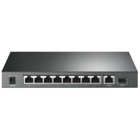   TP-Link Switch  PoE - TL-SG1210P (10 port 1Gbps; 8x at/af PoE port; 63W; 1x SFP)