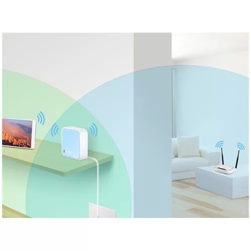 TP-Link Router WiFi N - TL-WR802N Nano (300Mbps, 2,4GHz; 1port 100Mbps; nano méret; USB táp)