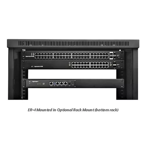 Ubiquiti Rackmount Kit ER-RMKIT (EdgeRouter Rackmount Kit, ER-4 és ER-6P kompatibilis)