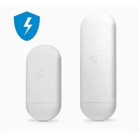  Ubiquiti Access Point WiFi AC450 kültéri - airMAX NanoStation 5AC (450Mbps@5GHz; 1Gbps; 16dBi; af + 24V PoE; 15km)