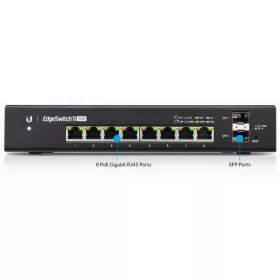   Ubiquiti Switch - ES-8-150W (EdgeSwitch 8GbitLAN, 2SFP - 150W POE)