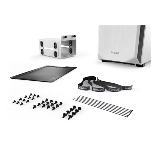 Be Quiet! Számítógépház - Pure Base 500 White (ATX, fehér)