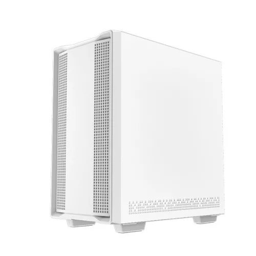 DeepCool Számítógépház - CC360 ARGB WH (fehér, ablakos, 3x12cm ventilátor, Mini-ITX / Micro-ATX, 1xUSB3.0, 1xUSB2.0)
