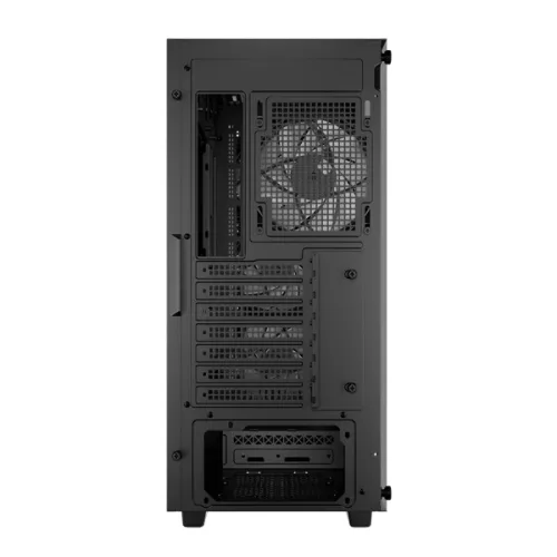 DeepCool Számítógépház - CC560 V2 (fekete, ablakos, 4x12cm LED venti, Mini-ITX / Micro-ATX / ATX, 1xUSB3.0, 1xUSB2.0)