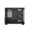 DeepCool Számítógépház - CG330 3F (fekete, ablakos, 3x12cm A-RGB, BTF, mATX, 2xUSB3.0, 1xUSB2.0)