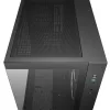 DeepCool Számítógépház - CG330 3F (fekete, ablakos, 3x12cm A-RGB, BTF, mATX, 2xUSB3.0, 1xUSB2.0)
