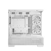 DeepCool Számítógépház - CG380 3F WH (fehér, ablakos, 3x12cm A-RGB, BTF, mATX, 2xUSB3.0, 1xUSB2.0)
