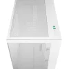 DeepCool Számítógépház - CG530 4F WH (fehér, ablakos, 4x12cm A-RGB, BTF, ATX, 2xUSB3.0, 1xUSB2.0)