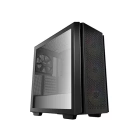   DeepCool Számítógépház - CG560 (fekete, ablakos, 1x14+3x12cm ventilátor, Mini-ITX / Mico-ATX / ATX / E-ATX, 2xUSB3.0)