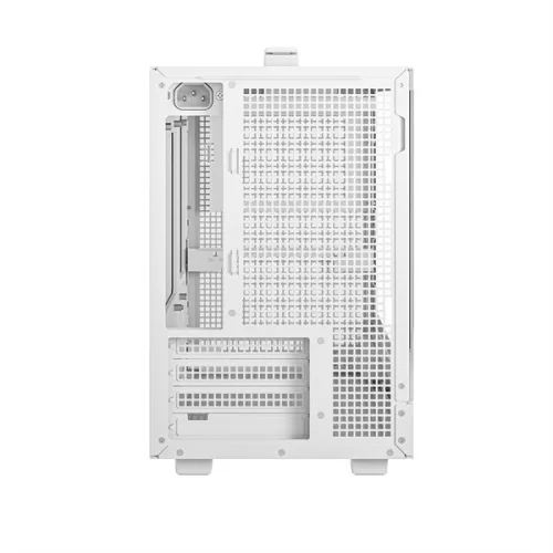 DeepCool Számítógépház - CH160 PLUS WH (fekete, mATX, 2xUSB3.0, Type-C, fehér)