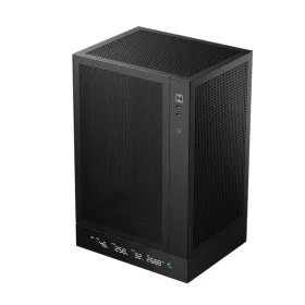   DeepCool Számítógépház - CH170 DIGITAL (fekete, Mini-ITX, 2xUSB3.0, Type-C, fekete)