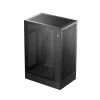 DeepCool Számítógépház - CH170 PLUS (Micro-ATX/Mini-ITX, 2xUSB3.0, Type-C, fekete)