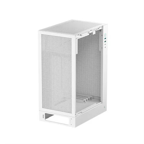 DeepCool Számítógépház - CH170 PLUS WH (Micro-ATX/Mini-ITX, 2xUSB3.0, Type-C, fehér)