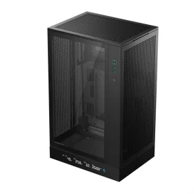   DeepCool Számítógépház - CH270 DIGITAL (fekete, Mini-ITX/Micro-ATX (BTF), 2xUSB3.0, Type-C, fekete)