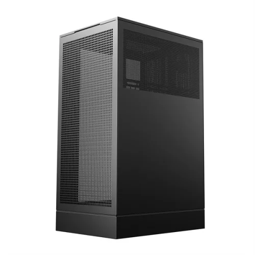 DeepCool Számítógépház - CH270 DIGITAL (fekete, Mini-ITX/Micro-ATX (BTF), 2xUSB3.0, Type-C, fekete)