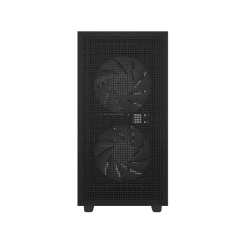 DeepCool Számítógépház - CH360 DIGITAL (fekete, 2x14cm +1x12 venti, Mini-ITX / Micro-ATX, 1xUSB3.0, A-RGB, fekete)