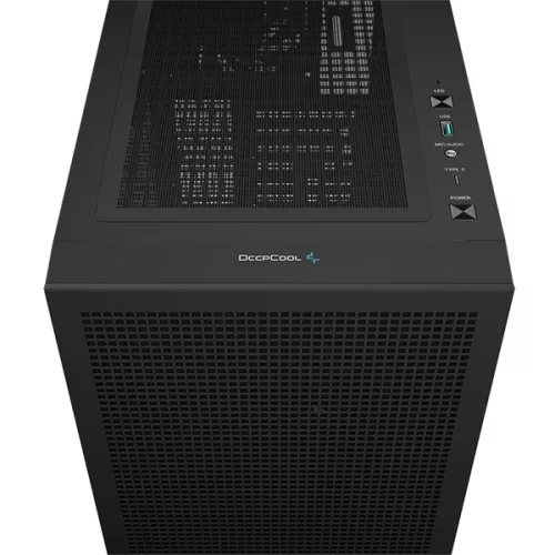 DeepCool Számítógépház - CH560 DIGITAL (fekete, 3x14cm +1x12  A-RGB ventilllátor, E-ATX, 2xUSB3.0)