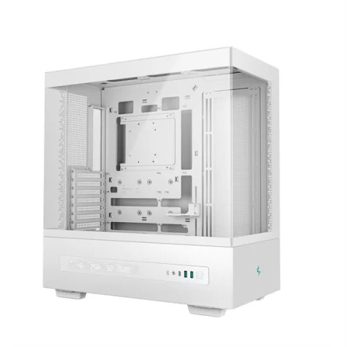 DeepCool Számítógépház - CH690 DIGITAL WH (fehér, ATX, 1xUSB-C, 2xUSB3.0)