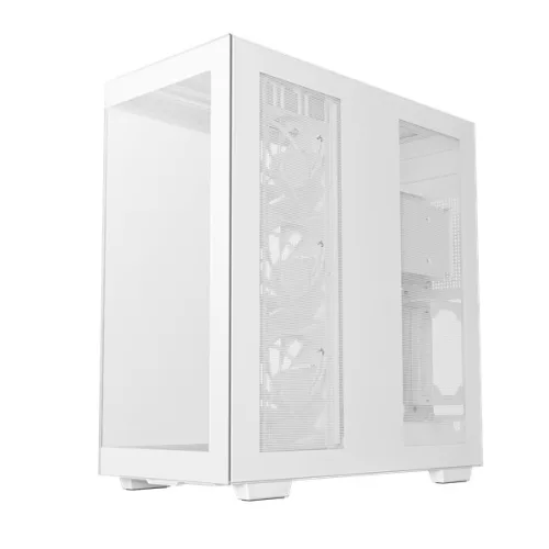 DeepCool Számítógépház - CH780 WH (fehér, ablakos, 3x140mm A-RGB ventilllátor, E-ATX, 4xUSB3.0)
