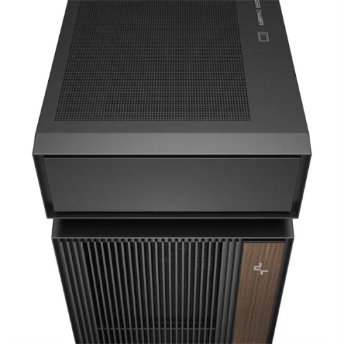 DeepCool Számítógépház - CL6600 (fekete, 1x360cm, 2x120mm A-RGB, ATX, 2xUSB3.0, 1xUSB-C)