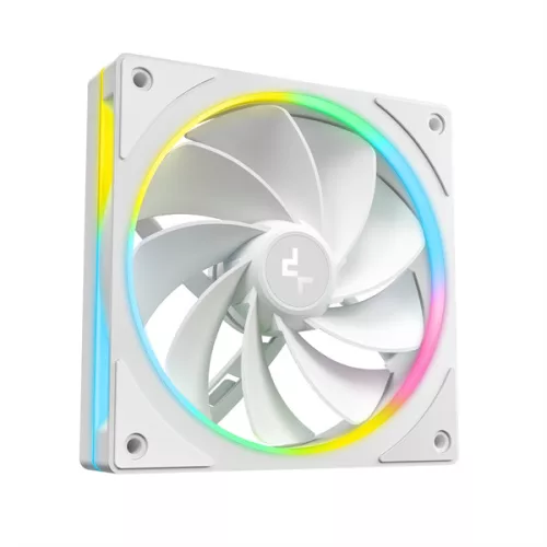 DeepCool Számítógépház - CL660 WH (fehér, 2x120mm A-RGB, ATX, 2xUSB3.0, 1xUSB-C)