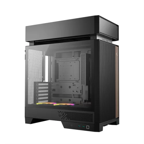 DeepCool Számítógépház - CL660 (fekete, 2x120mm A-RGB, ATX, 2xUSB3.0, 1xUSB-C)