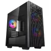 DeepCool Számítógépház - MATREXX 40 3FS (ablakos, 3x LED ventiilátor, mATX, 1xUSB3.0, 1xUSB2.0)