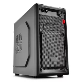   DeepCool Számítógépház - SMARTER (fekete, fekete belső, mATX, 1xUSB3.0, 1xUSB2.0)