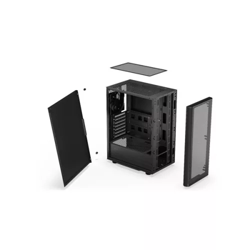 Endorfy Számítógépház - Ventum 200 Solid (ATX /micro ATX/ITX, 2xUSB3.0, 1x12cm ventilátor, fekete)