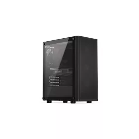   Endorfy Számítógépház - Ventum 200 Air (ATX /micro ATX/ITX, 2xUSB3.0, 4x12cm ventilátor, ablakos, fekete)