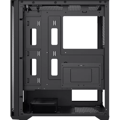 Formula Számítógépház - Air Power G5 Black (fekete, ablakos, 1x12cm venti, ATX, 1xUSB3.0, 1xType-C)